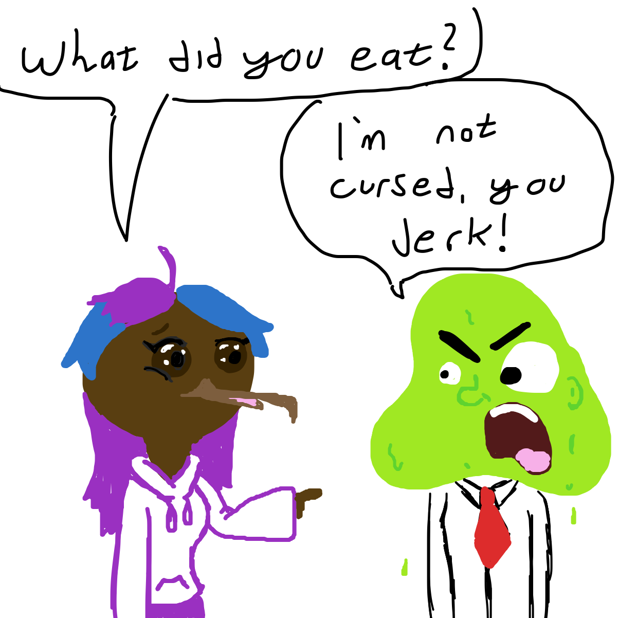  - Online Drawing Game Comic Strip Panel by CherryFlavored