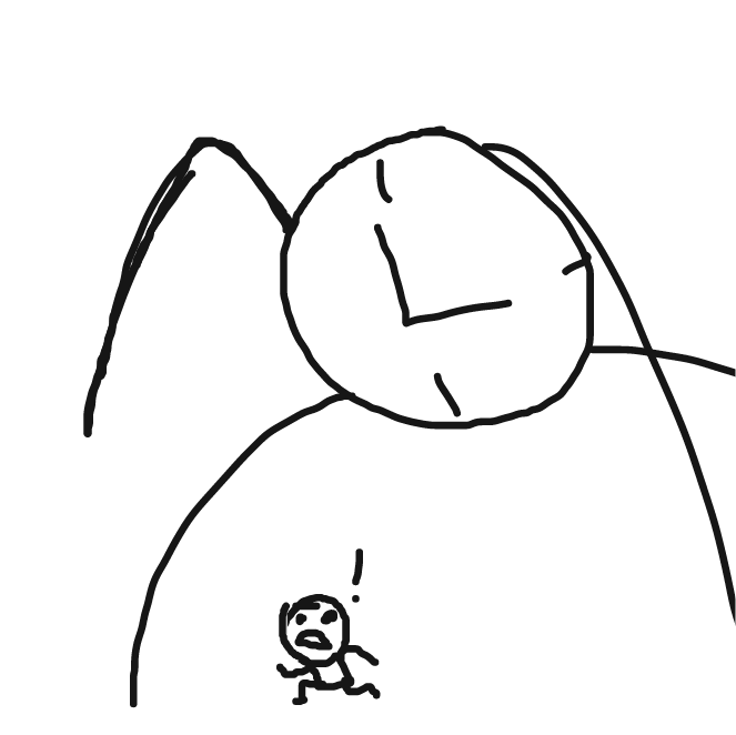 Drawing in Running Out of Time by SeanTrunks