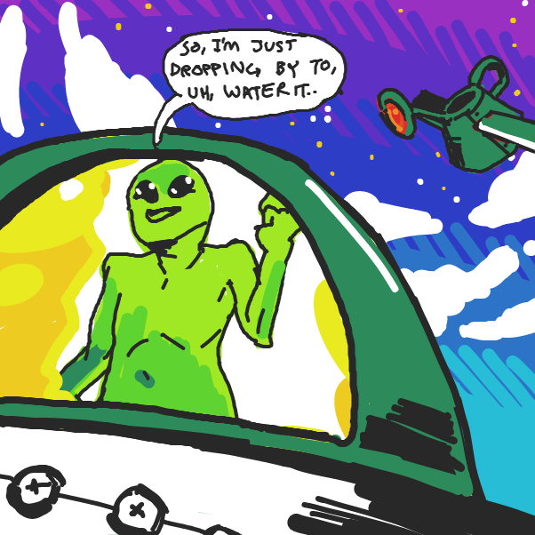  - Online Drawing Game Comic Strip Panel by grub