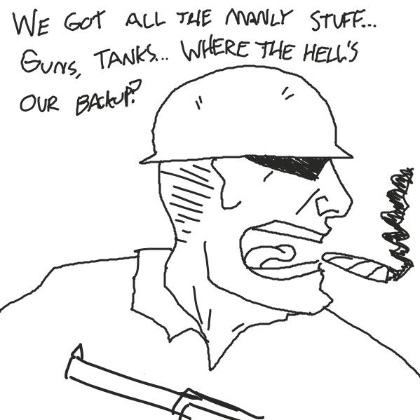 Drawing in Battle of the Sexes . . . by pixie_press