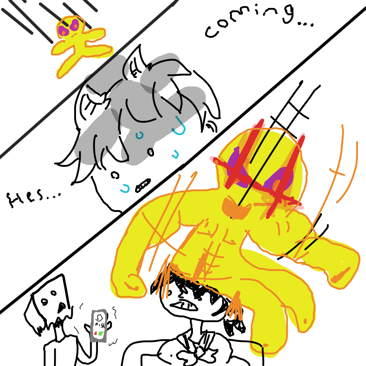  - Online Drawing Game Comic Strip Panel by EvanIsHere