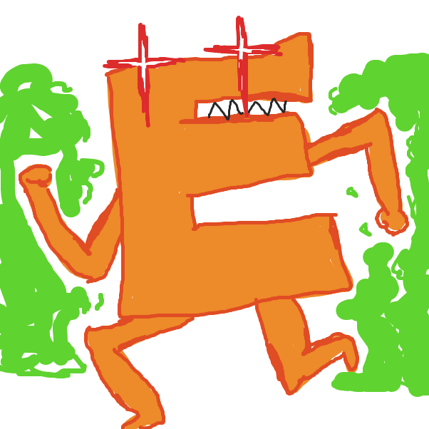 Drawing in Letterrrr People by Derren