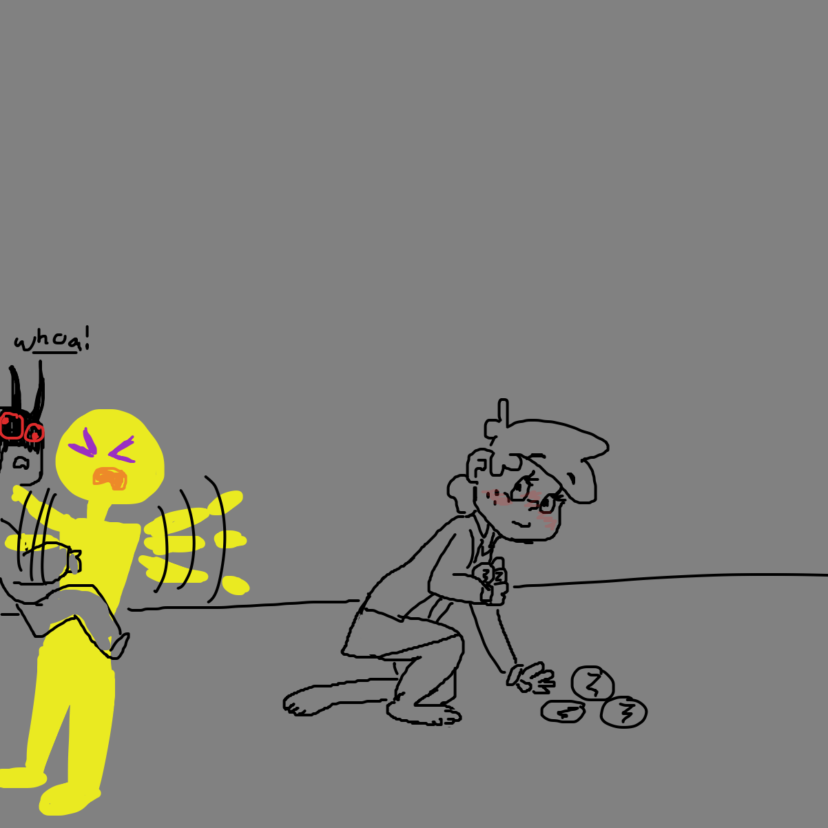  - Online Drawing Game Comic Strip Panel by CherryFlavored