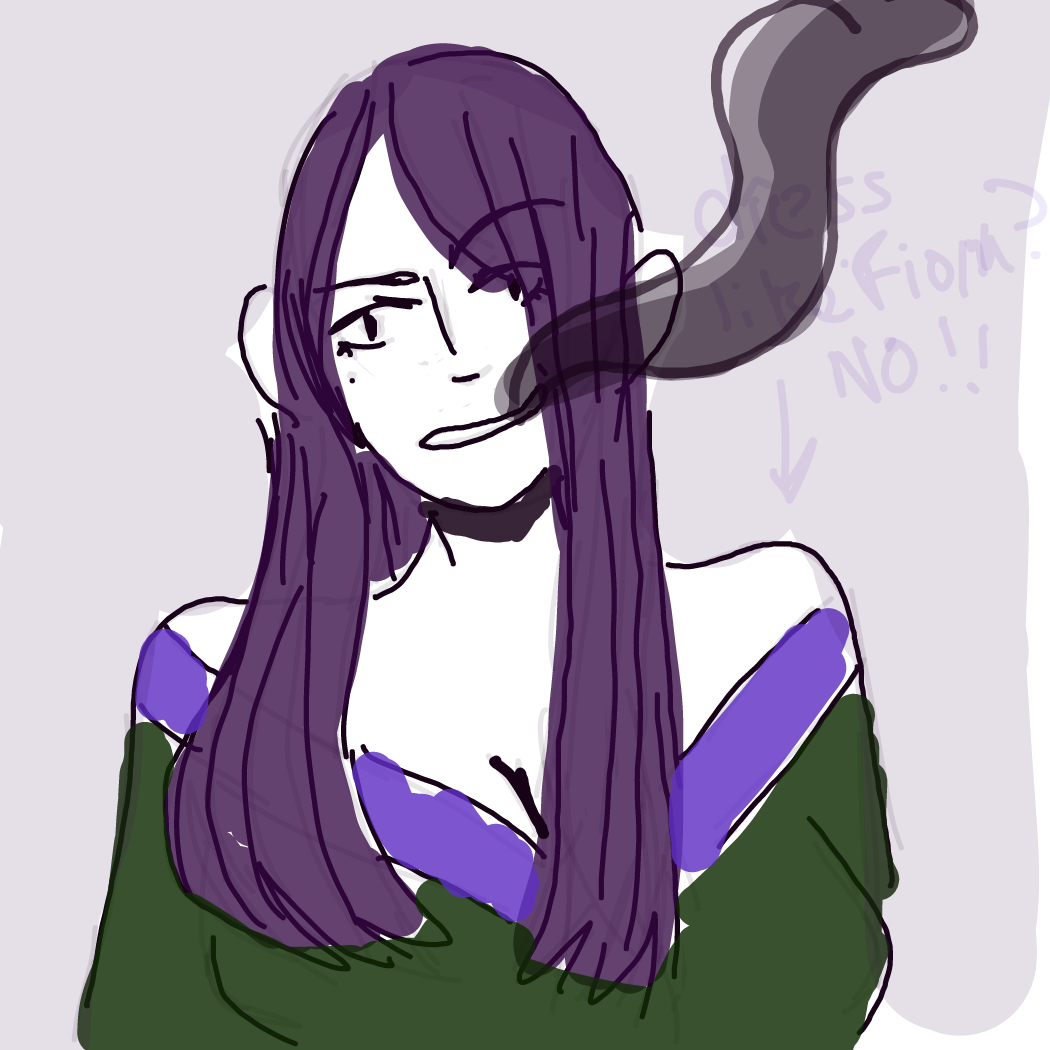 Drawing in DnD npc concept by Rednightlights