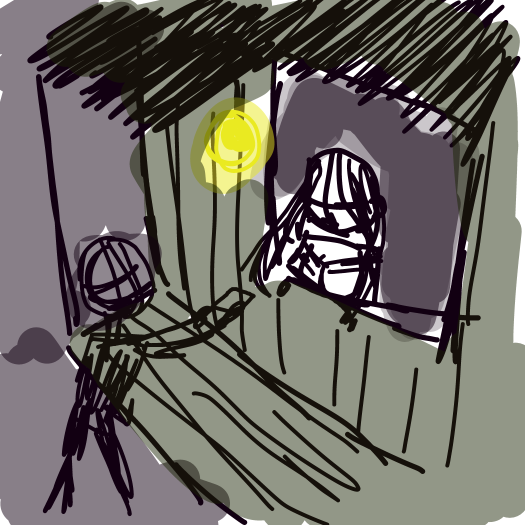 Drawing in DnD npc concept by Rednightlights