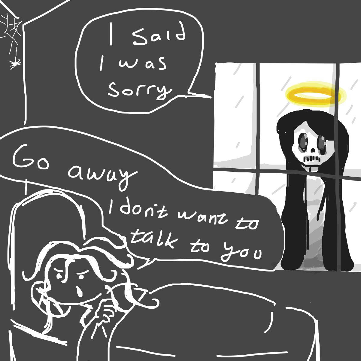  - Online Drawing Game Comic Strip Panel by CherryFlavored