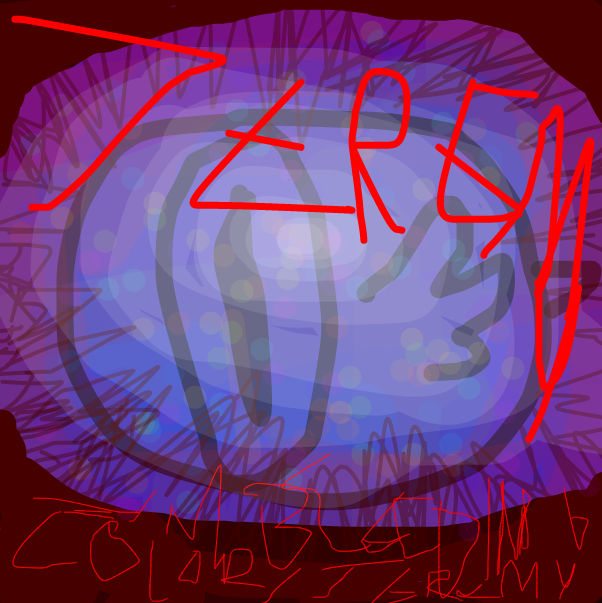 "I'M BLEEDING COLORS, JEREMY!", he tried to say, but it was too late. His words melted into one another as his brain began to decompose. Hyperstructures soon began forming all around him, and he knew it was the end. - Online Drawing Game Comic Strip Panel by FunOBot