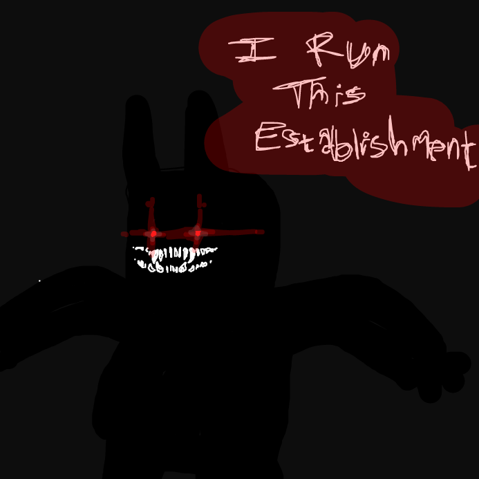 "i run this establishment"  - Online Drawing Game Comic Strip Panel by wrecktangle
