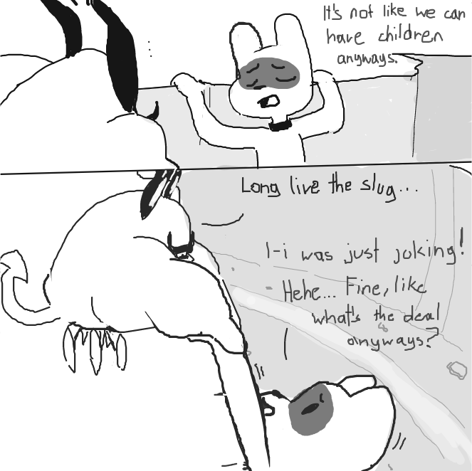 Well this is intriguing - Online Drawing Game Comic Strip Panel by Sluggishfella