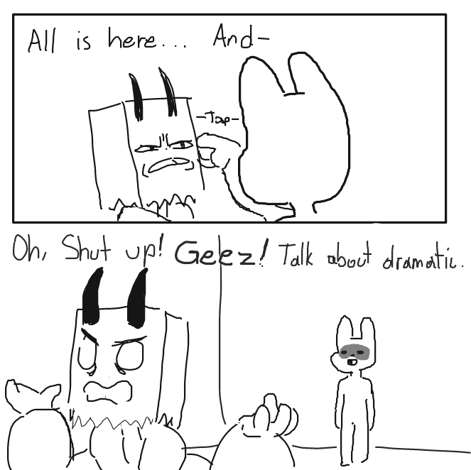  - Online Drawing Game Comic Strip Panel by Sluggishfella