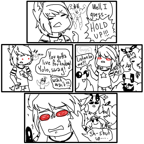  - Online Drawing Game Comic Strip Panel by Nephtys