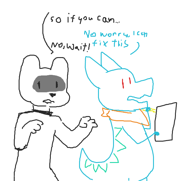 I'm sure everything will be fine - Online Drawing Game Comic Strip Panel by Derren