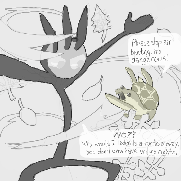 turtle voting rights are turtle safety rights
 - Online Drawing Game Comic Strip Panel by Chepley