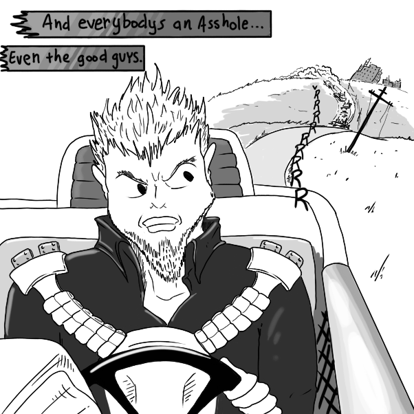 Damn marauders. - Online Drawing Game Comic Strip Panel by Wizard Croissant