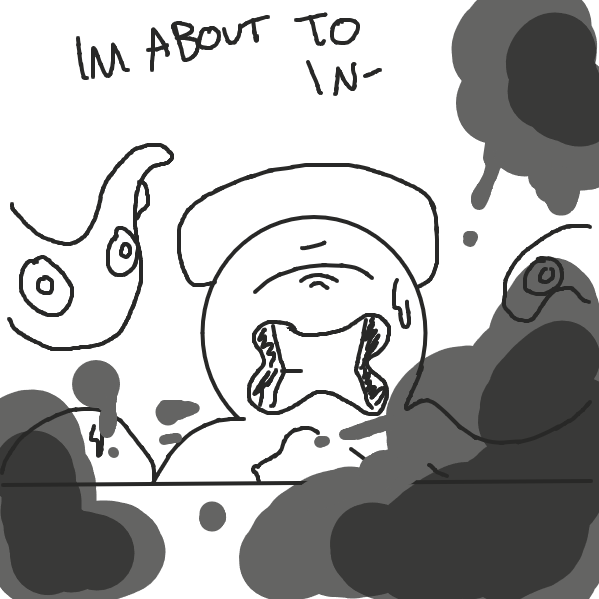 im about to INK - Online Drawing Game Comic Strip Panel by Marshdpotatoes 