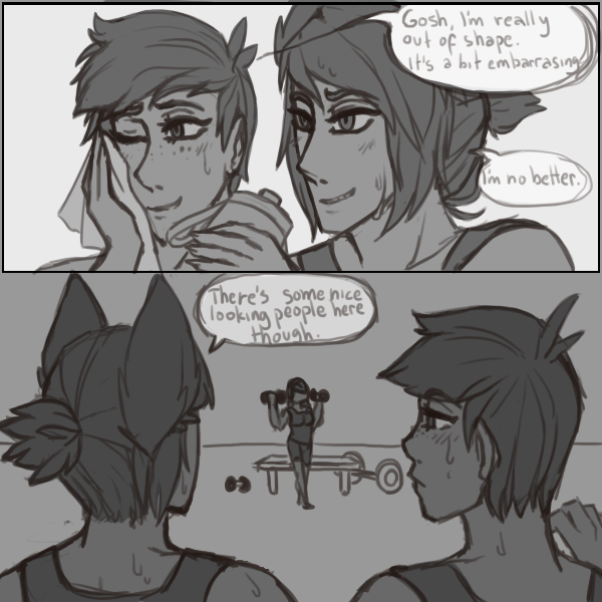  - Online Drawing Game Comic Strip Panel by Nephtys