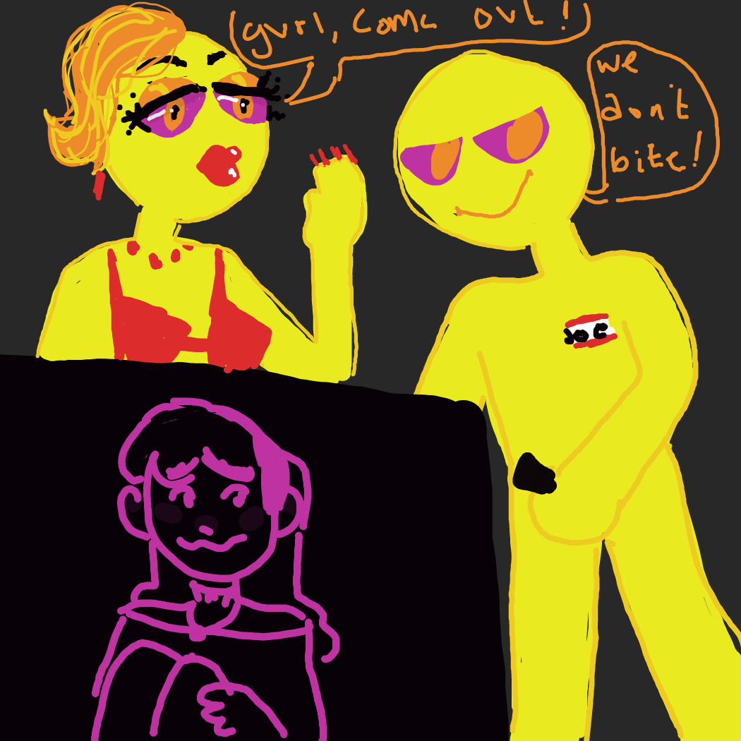  - Online Drawing Game Comic Strip Panel by Rednightlights