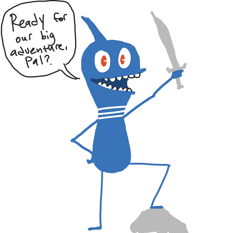 Drawing in Great Adventure! by BigShoeStudio