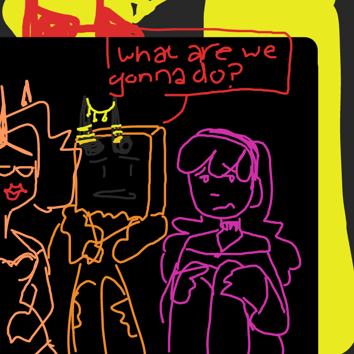  - Online Drawing Game Comic Strip Panel by wrecktangle