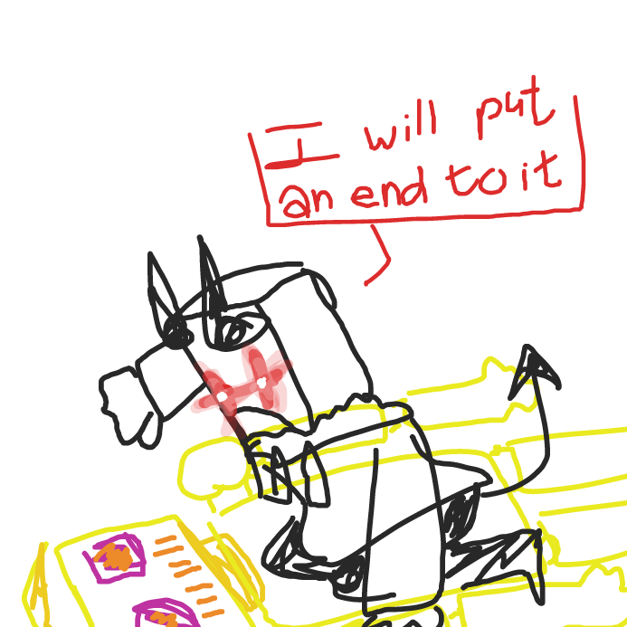  - Online Drawing Game Comic Strip Panel by wrecktangle