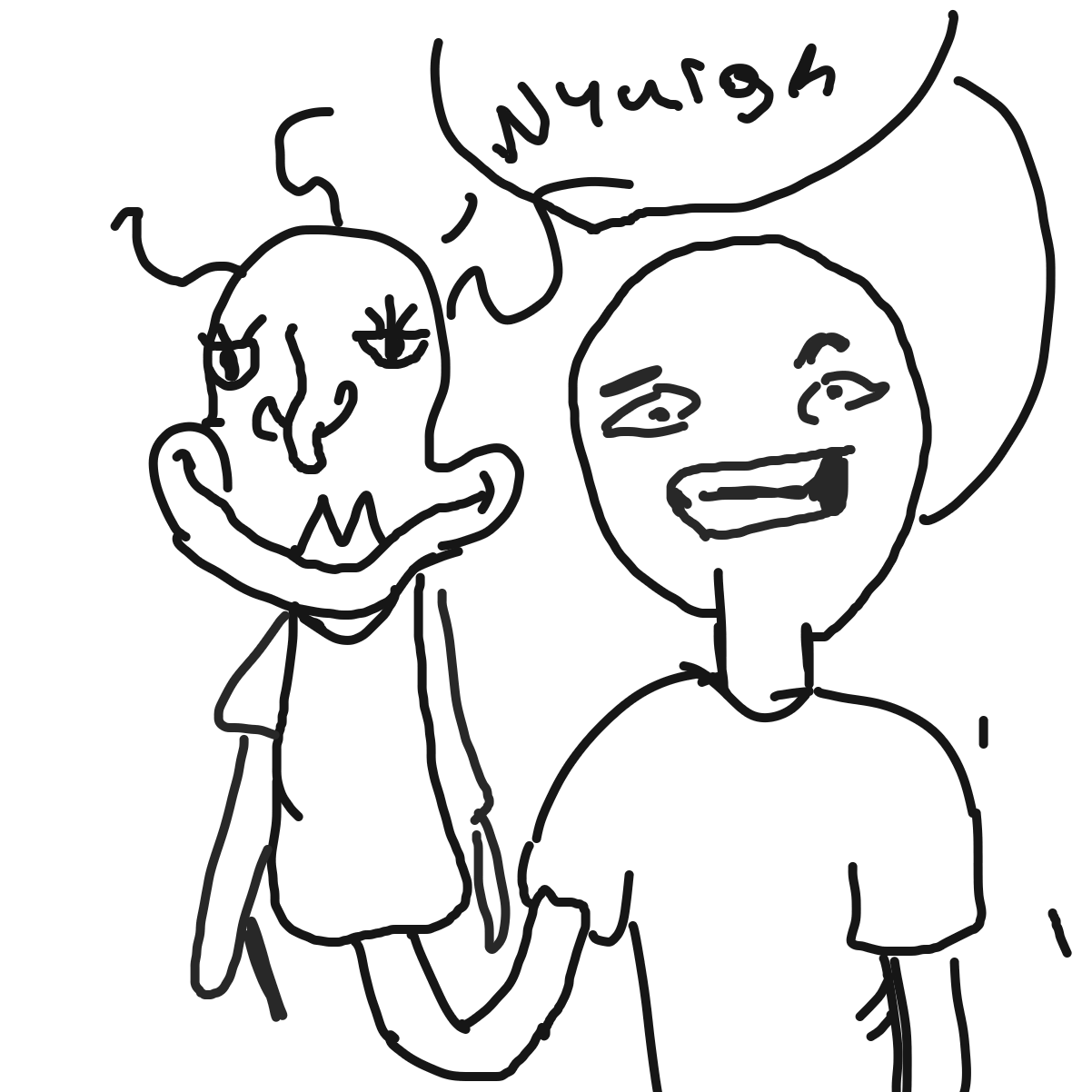 It’s a Puppet - Online Drawing Game Comic Strip Panel by EvanIsHere