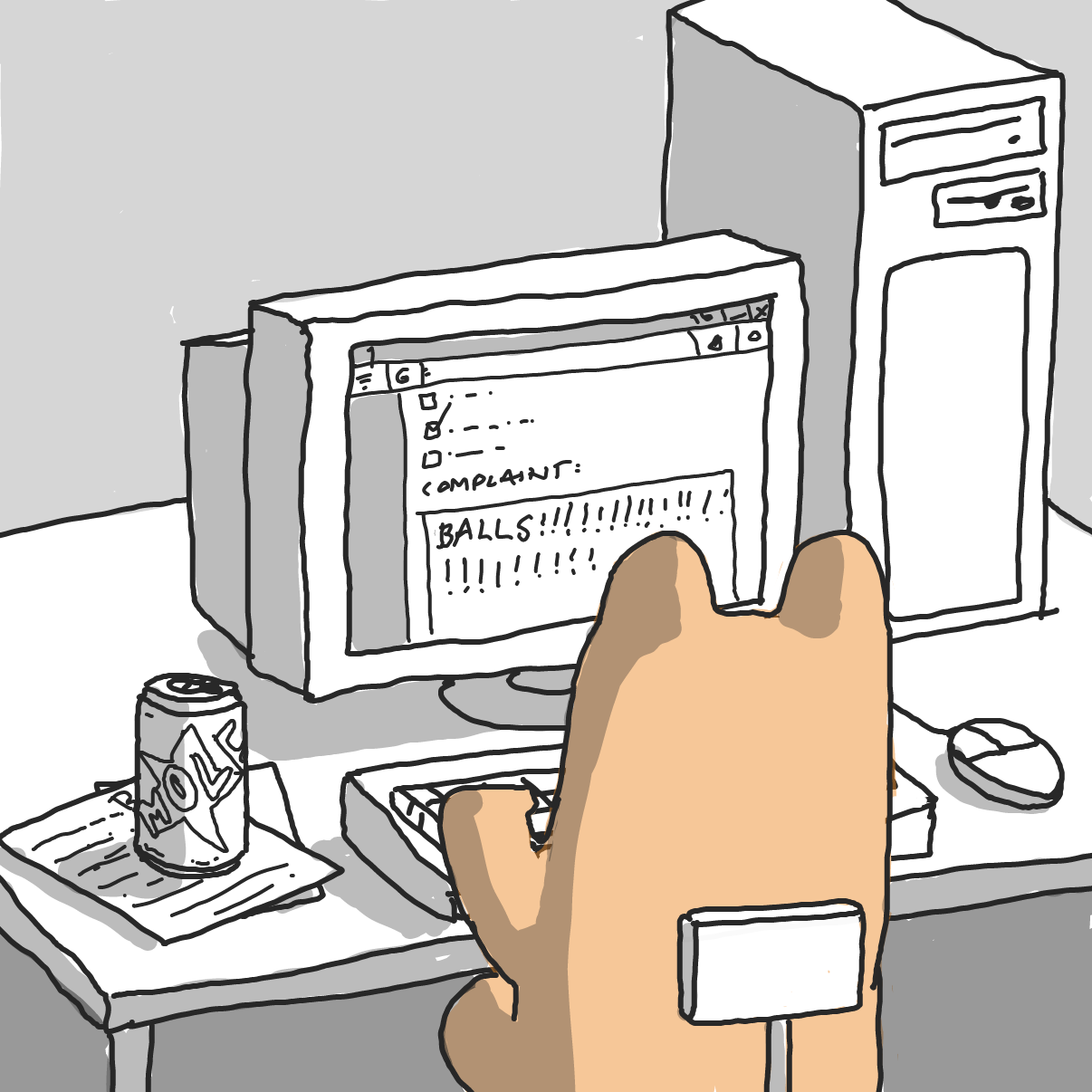  - Online Drawing Game Comic Strip Panel by Potato Man