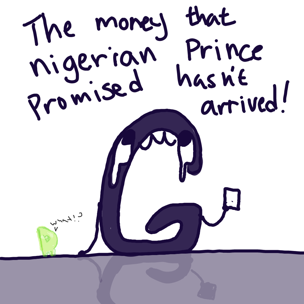 Gloomy, Gullible, Greedy - Online Drawing Game Comic Strip Panel by Rednightlights