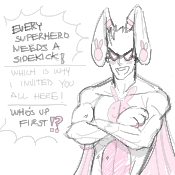 Liked webcomic Bunnyman's sidekick search