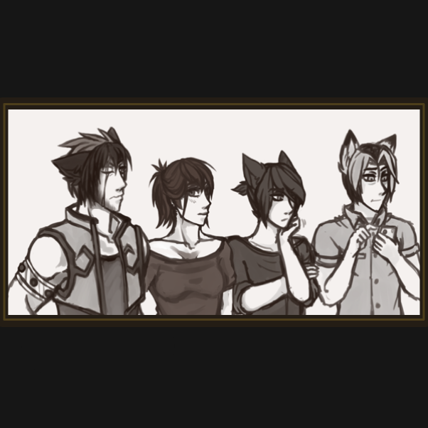  - Online Drawing Game Comic Strip Panel by Nephtys