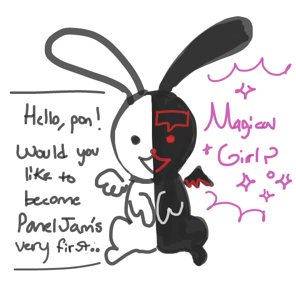 Drawing in Magical Girl by hardgore