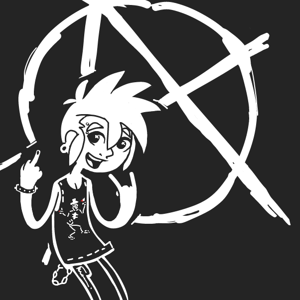 Drawing in Your OC is now METAL by Cake Emoji