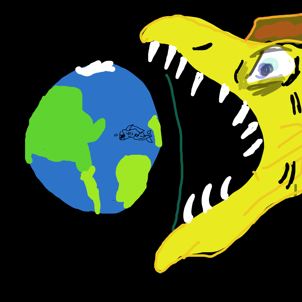 Drawing in Bigger Fish by EvanIsHere