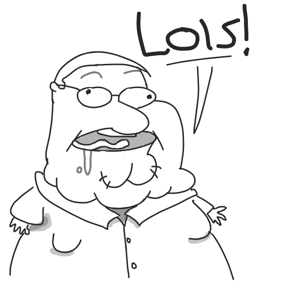 Drawing in Fam guy  by Marshdpotatoes 