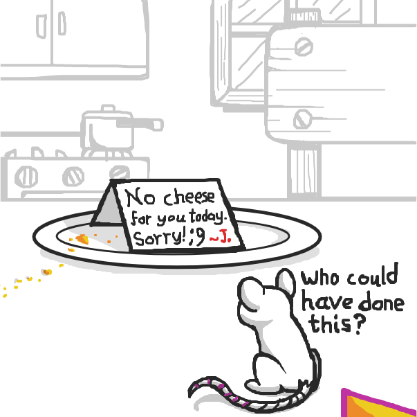 Drawing in cheese by SeanTrunks