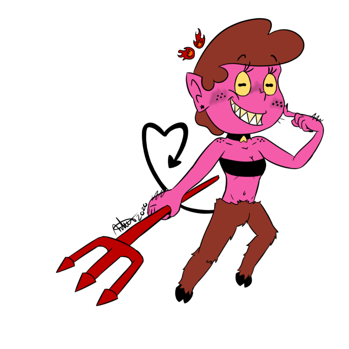 Liked webcomic Demons AU (draw your OC as a demon)