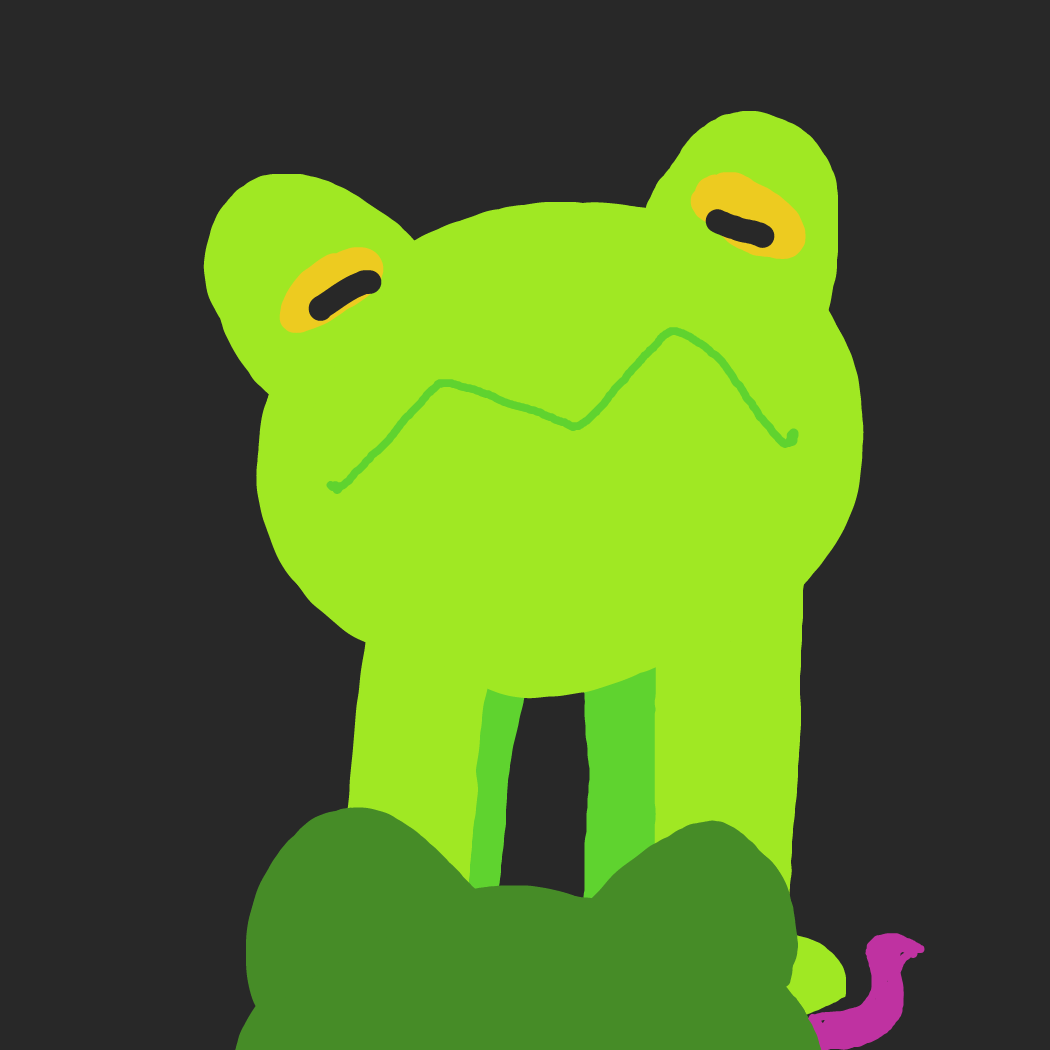 Two frogs - Online Drawing Game Comic Strip Panel by Rednightlights