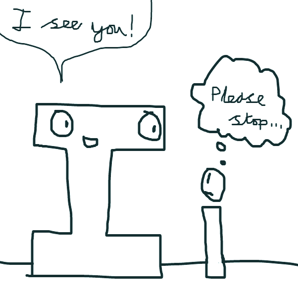 Intelligent, Intimidating, Ironic - Online Drawing Game Comic Strip Panel by pudsey99