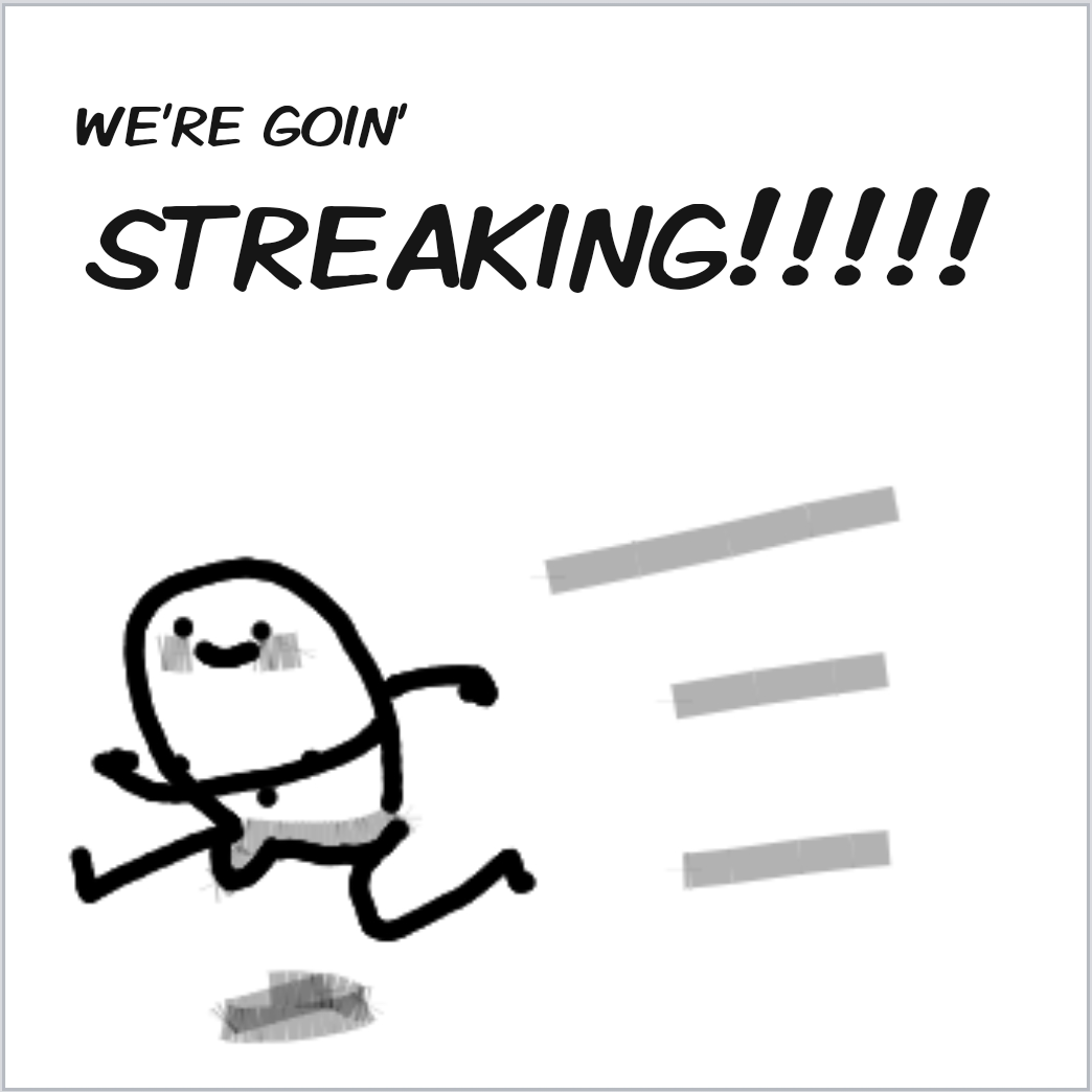 Liked webcomic GET NAKED AND RUN LMAO