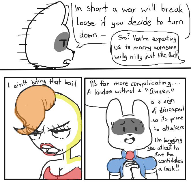  - Online Drawing Game Comic Strip Panel by Sluggishfella