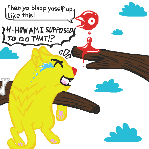 Drawing in Kitten stuck by SeanTrunks