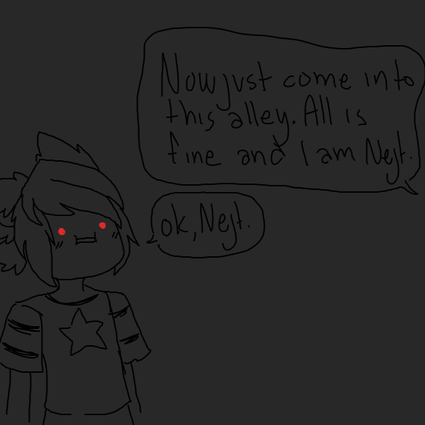 Drawing in Nejt by Nephtys