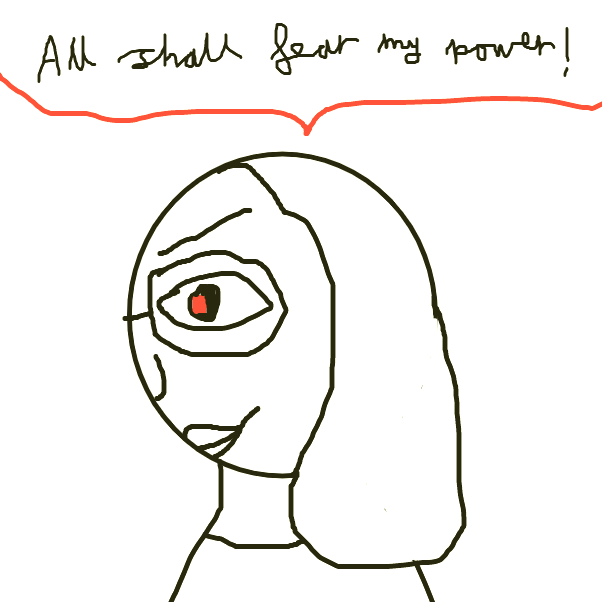 My OC Villain - [redacted].exe - Online Drawing Game Comic Strip Panel by pudsey99