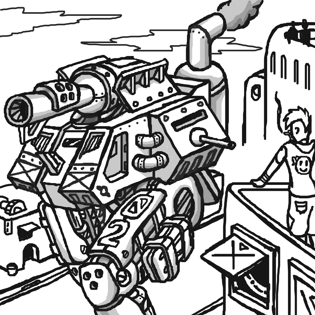 Drawing in Tanks with legs by SeanTrunks