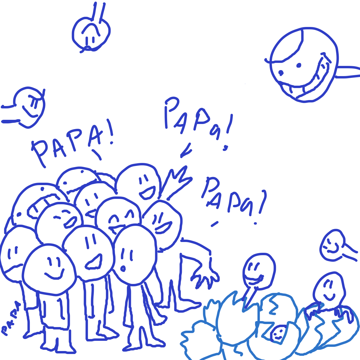 The eggs were no problem. Kinda like a long day after eating Taco Bell. Now that I think about it. Not very well. - Online Drawing Game Comic Strip Panel by EvanIsHere