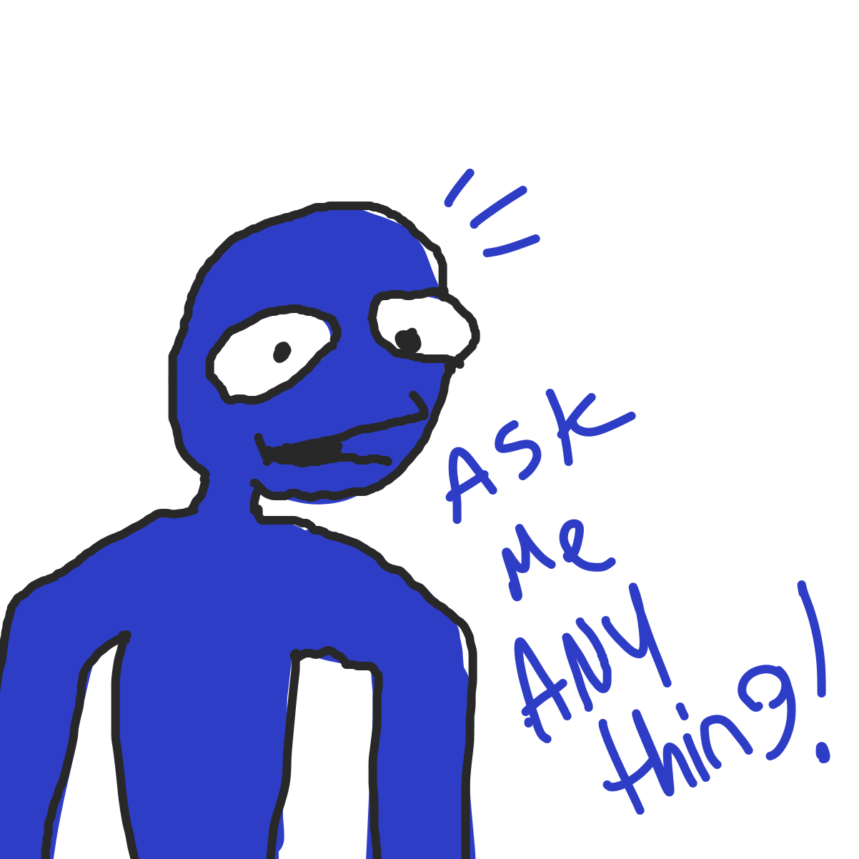 Drawing in Ask me somethinggg by EvanIsHere