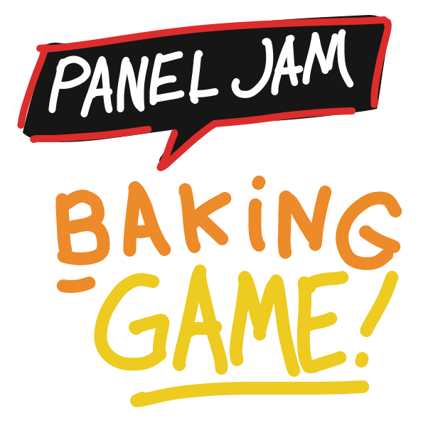 ⚠️ RULES! :D⚠️ The next 3 panels [ #s 2, 3, & 4 ] will have 90 sec to draw 1 single food ingredient. Anything at all, so long as it's food. The person to draw last [ #5 ], The Chef, will have 90 sec to then combine all 3 ingredients however they want! - Online Drawing Game Comic Strip Panel by Cake Emoji