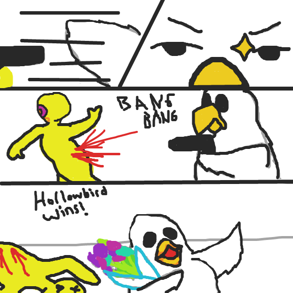 It reads right to left - Online Drawing Game Comic Strip Panel by ffdsf