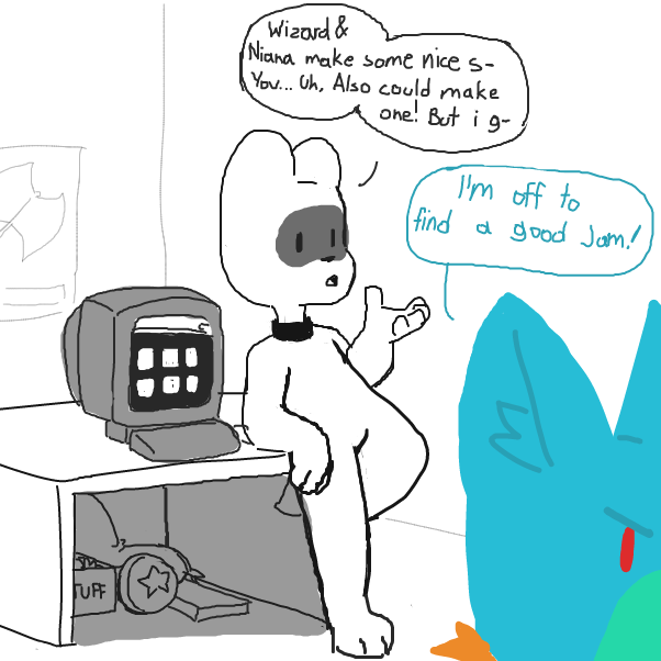  - Online Drawing Game Comic Strip Panel by Sluggishfella