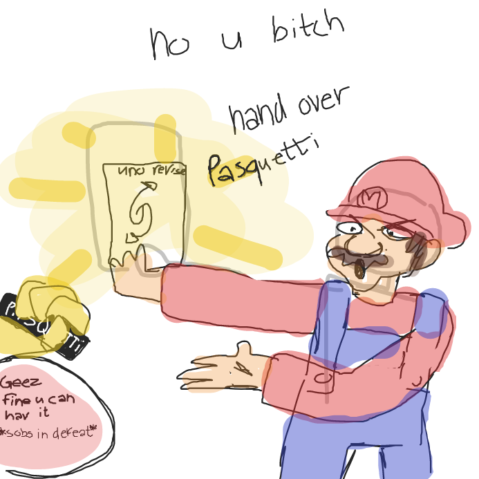 aaa didn't realize it was the last panel until i was almost done with it, but i liked how it turned out so i just went with it - Online Drawing Game Comic Strip Panel by wrecktangle