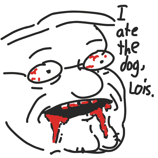 peter confesses his crime - Online Drawing Game Comic Strip Panel by doodlecomet